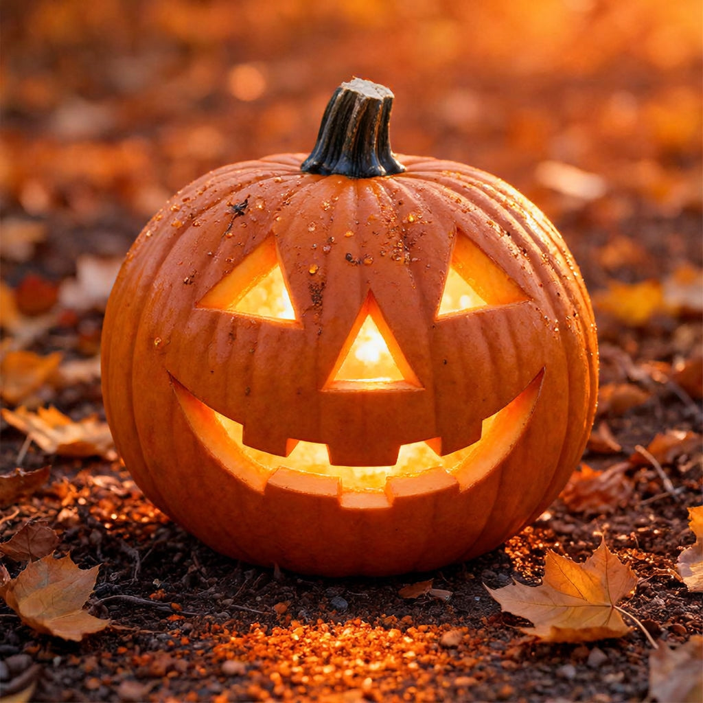 PumpLume – Dekorativer Kürbis mit LED-Licht für Halloween