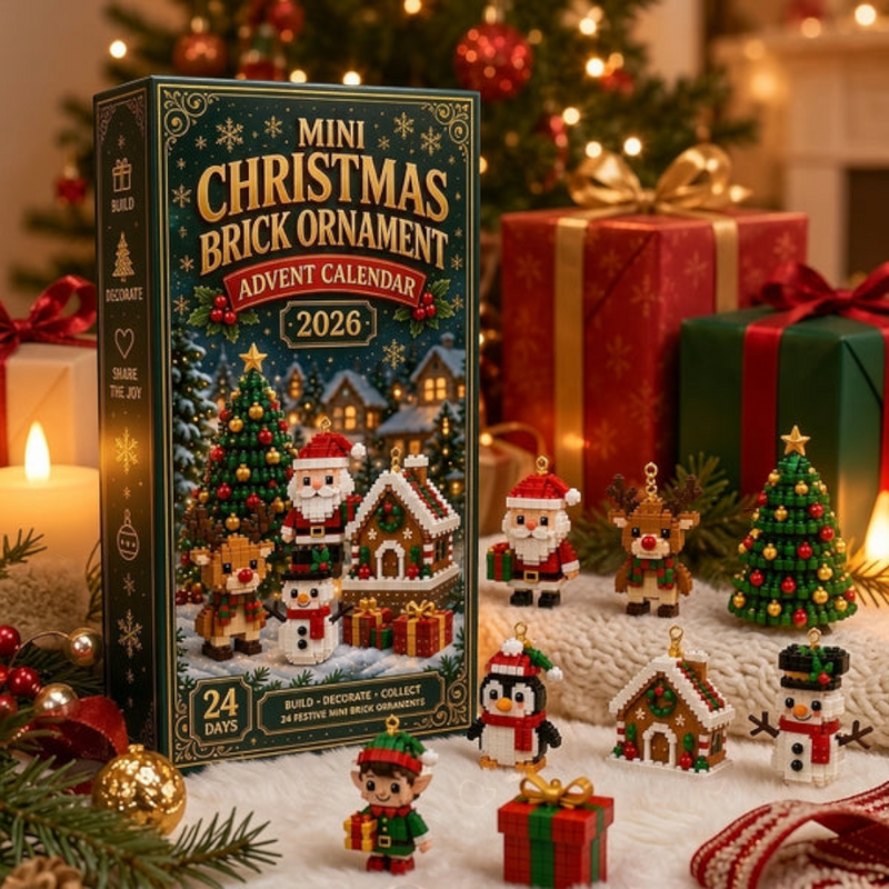 Adventara – 24-Tage-Adventskalender mit Weihnachtsdekorationen
