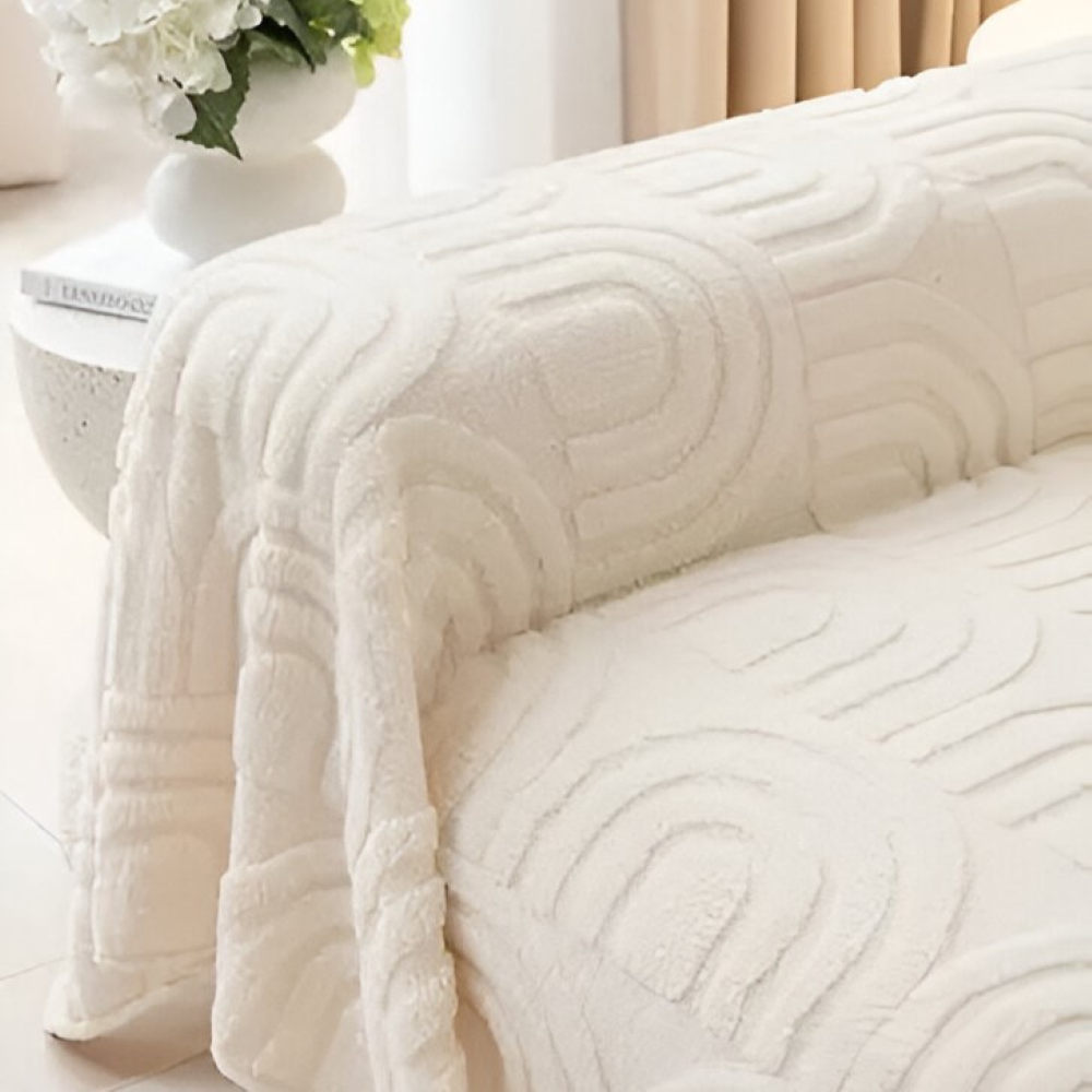 ArchPlush Sofabezug - Mehrzweck Jacquard Couchbezug für Alle Sofatypen