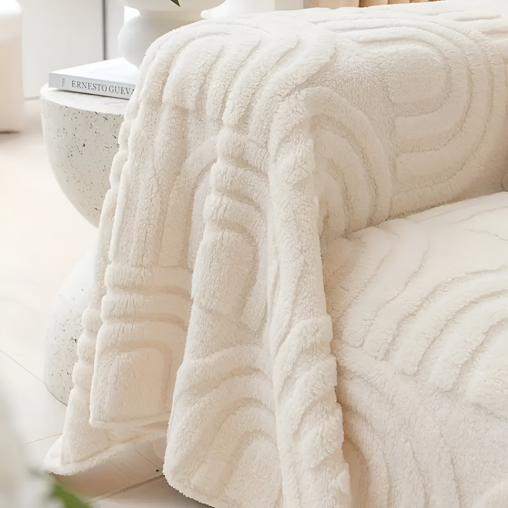 ArchPlush Sofabezug - Mehrzweck Jacquard Couchbezug für Alle Sofatypen