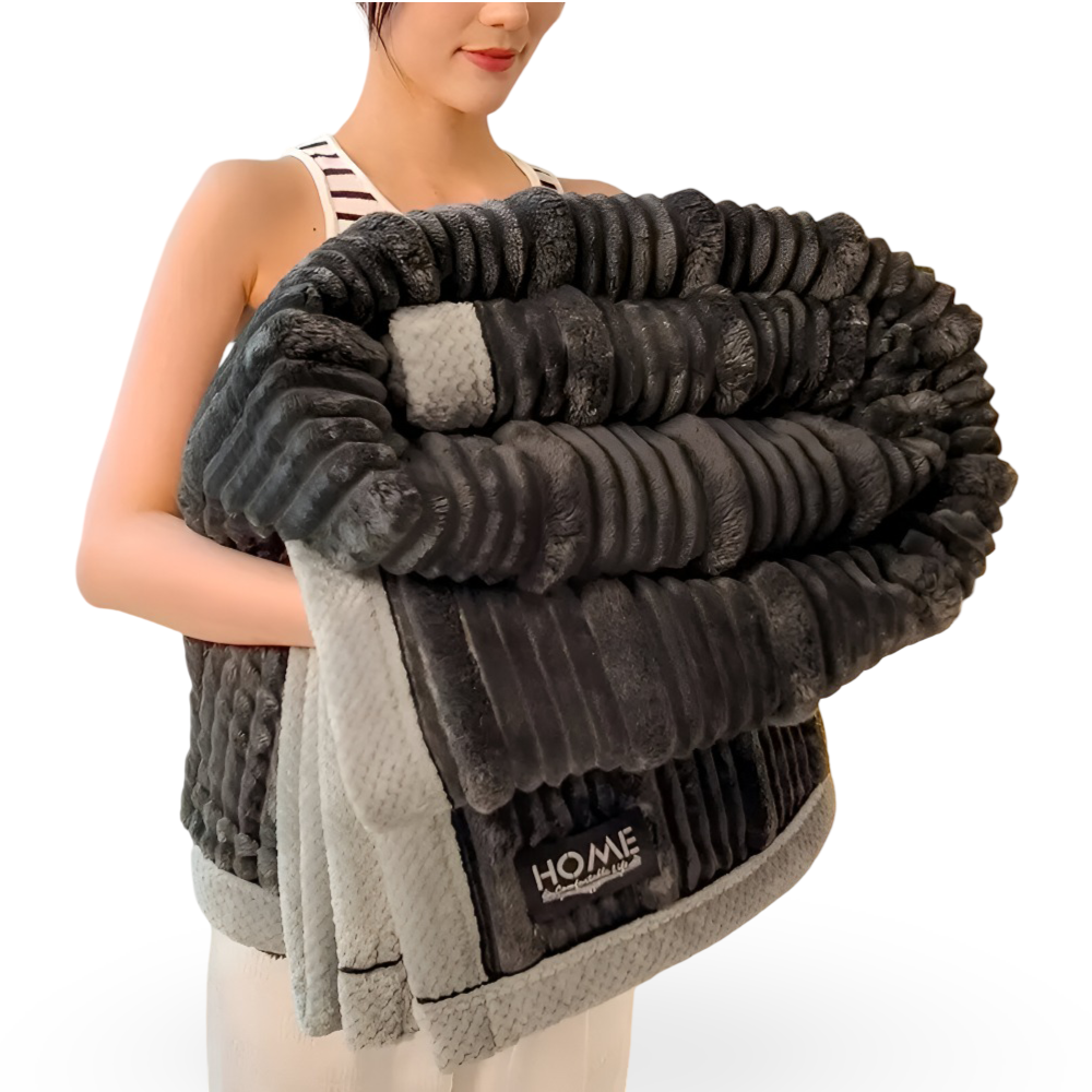 ArtisStriped Plaid - Langlebige, Warme und Stilvolle Vintage Knit Fleecedecke