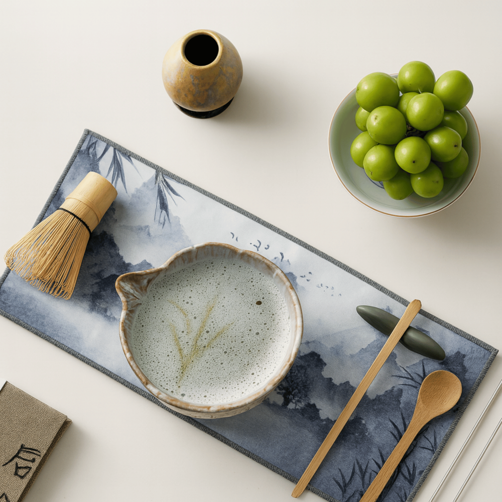 Matcha - Set 8-teilig mit Keramikschale 550 ml