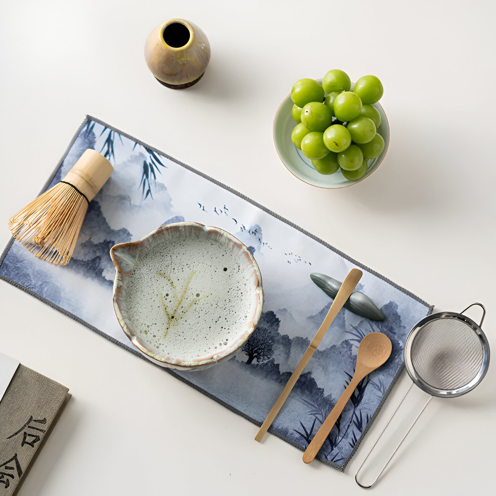 Matcha - Set 8-teilig mit Keramikschale 550 ml