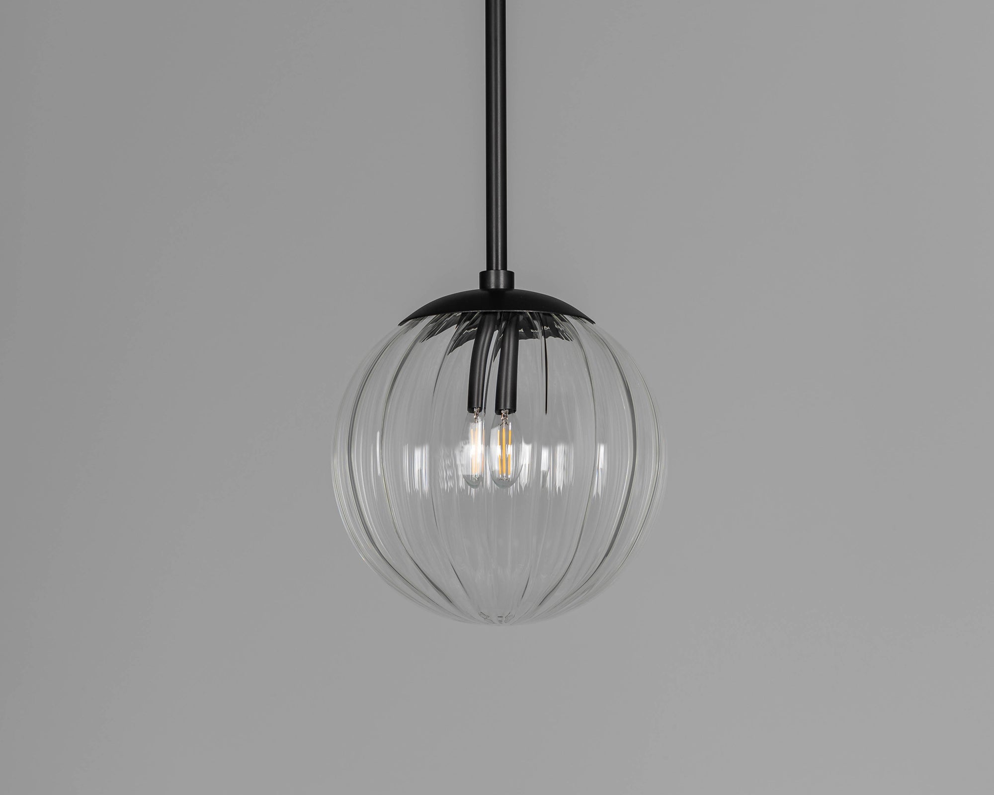 Metall/Glas - Pendelleuchte, Metall/Glas