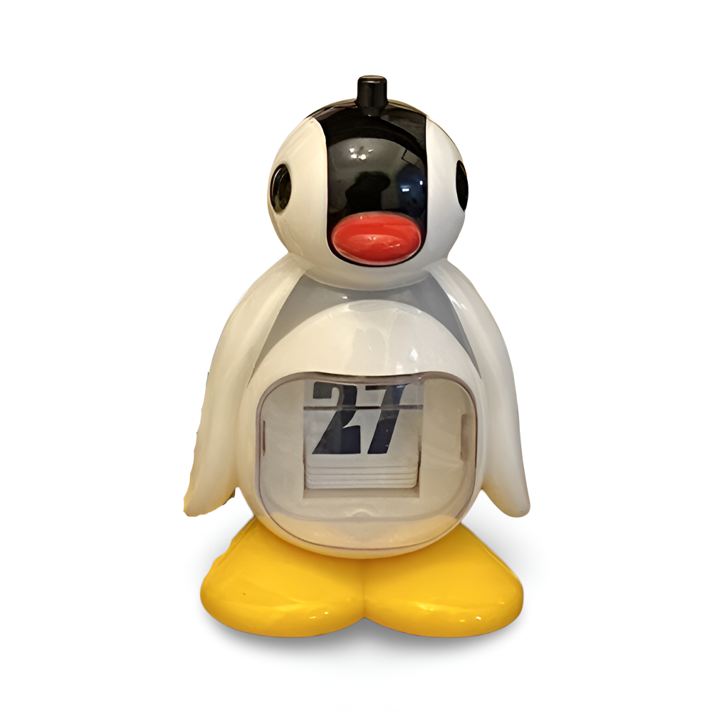 Pinguin - Tischkalender mit großen Ziffern &