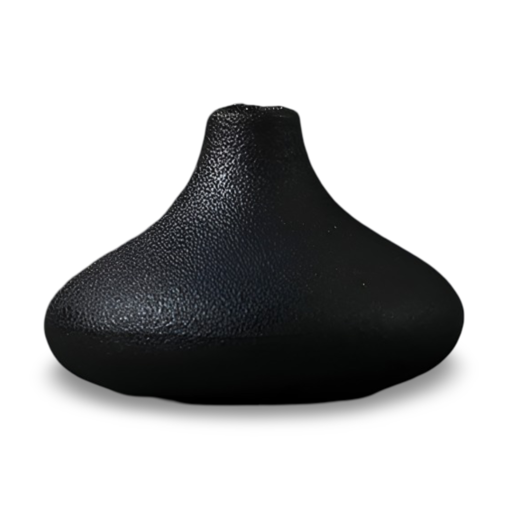 BlackCraft Vase - Ästhetisch Texturierte Keramikvasen für Blumen