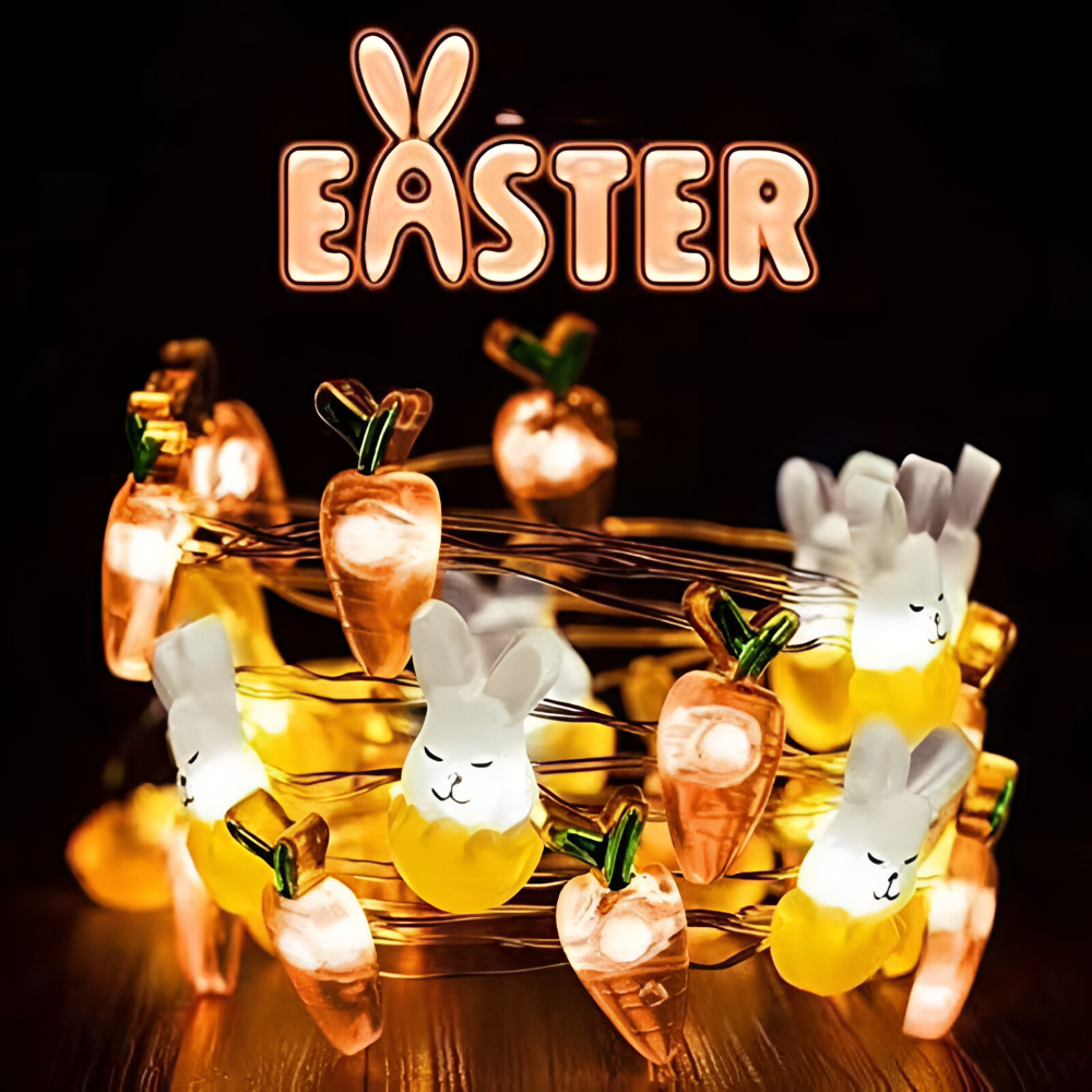 Blinky - Osterlicht - Osterdeko LED Lichterkette 200 cm mit