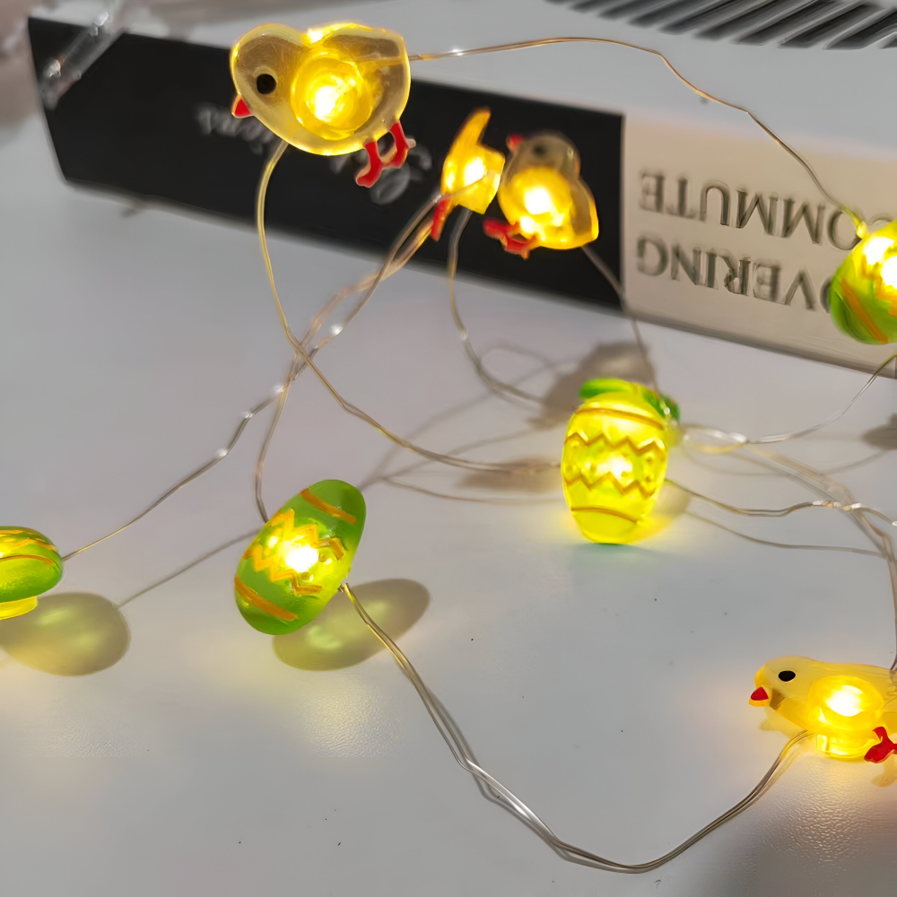 Blinky - Osterlicht - Osterdeko LED Lichterkette 200 cm mit