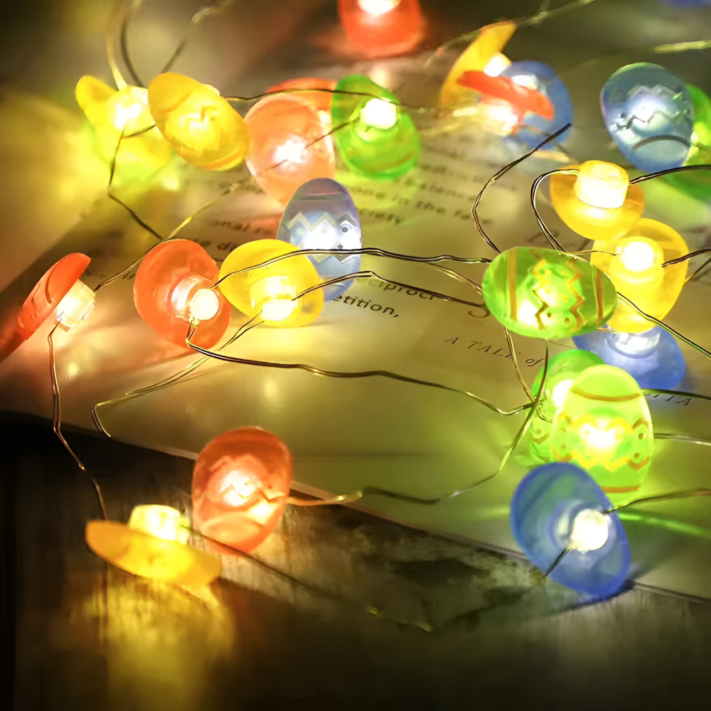 Blinky - Osterlicht - Osterdeko LED Lichterkette 200 cm mit