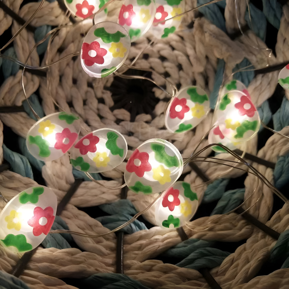 Blinky - Osterlicht - Osterdeko LED Lichterkette 200 cm mit