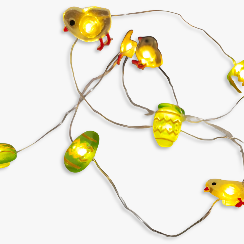 Blinky - Osterlicht - Osterdeko LED Lichterkette 200 cm mit
