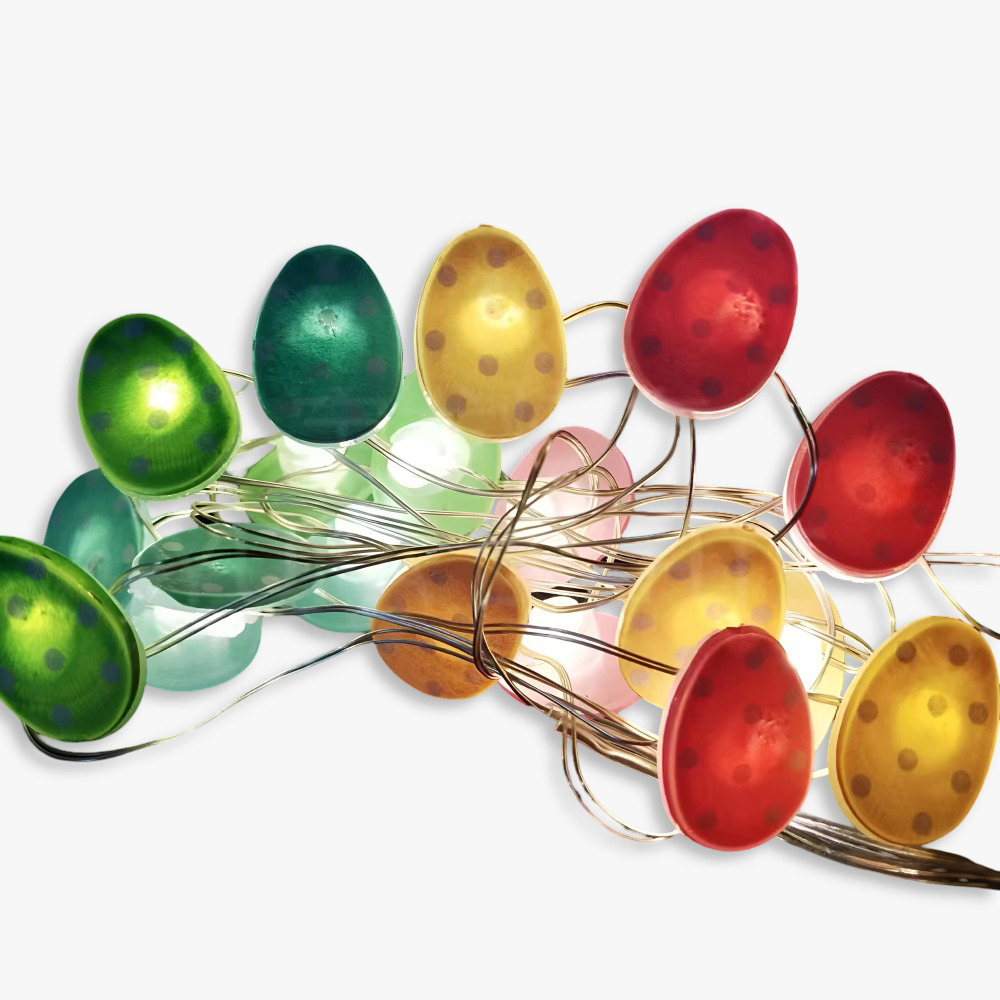 Blinky - Osterlicht - Osterdeko LED Lichterkette 200 cm mit