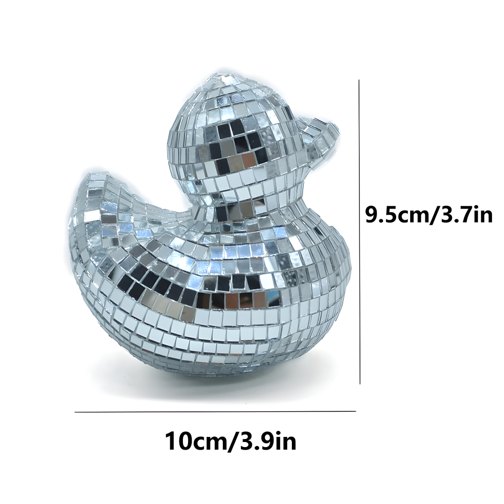 Enten - Disco Ball Spiegel-Deko aus Mosaikglas