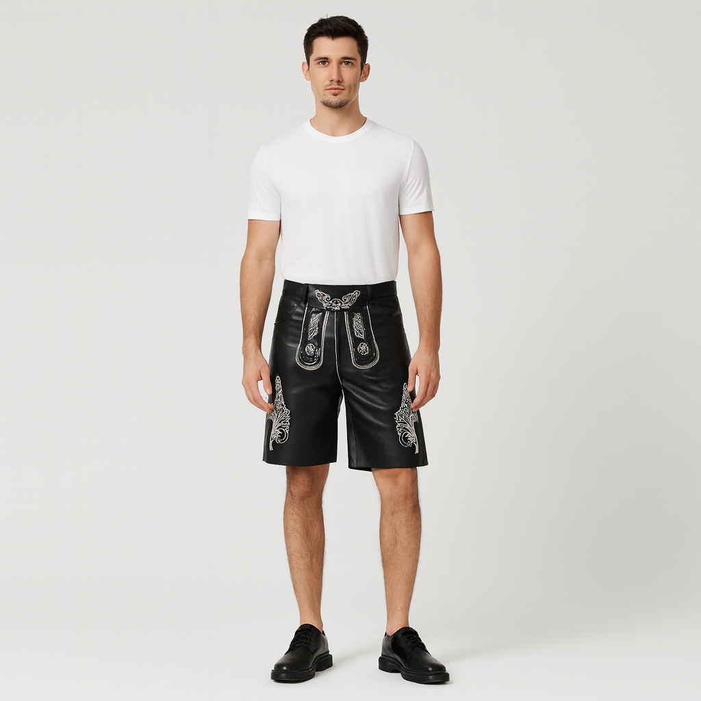 Kurze Trachtenlederhose für Herren