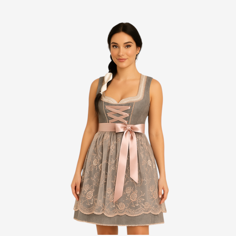 Damen Dirndl mit Schnürung