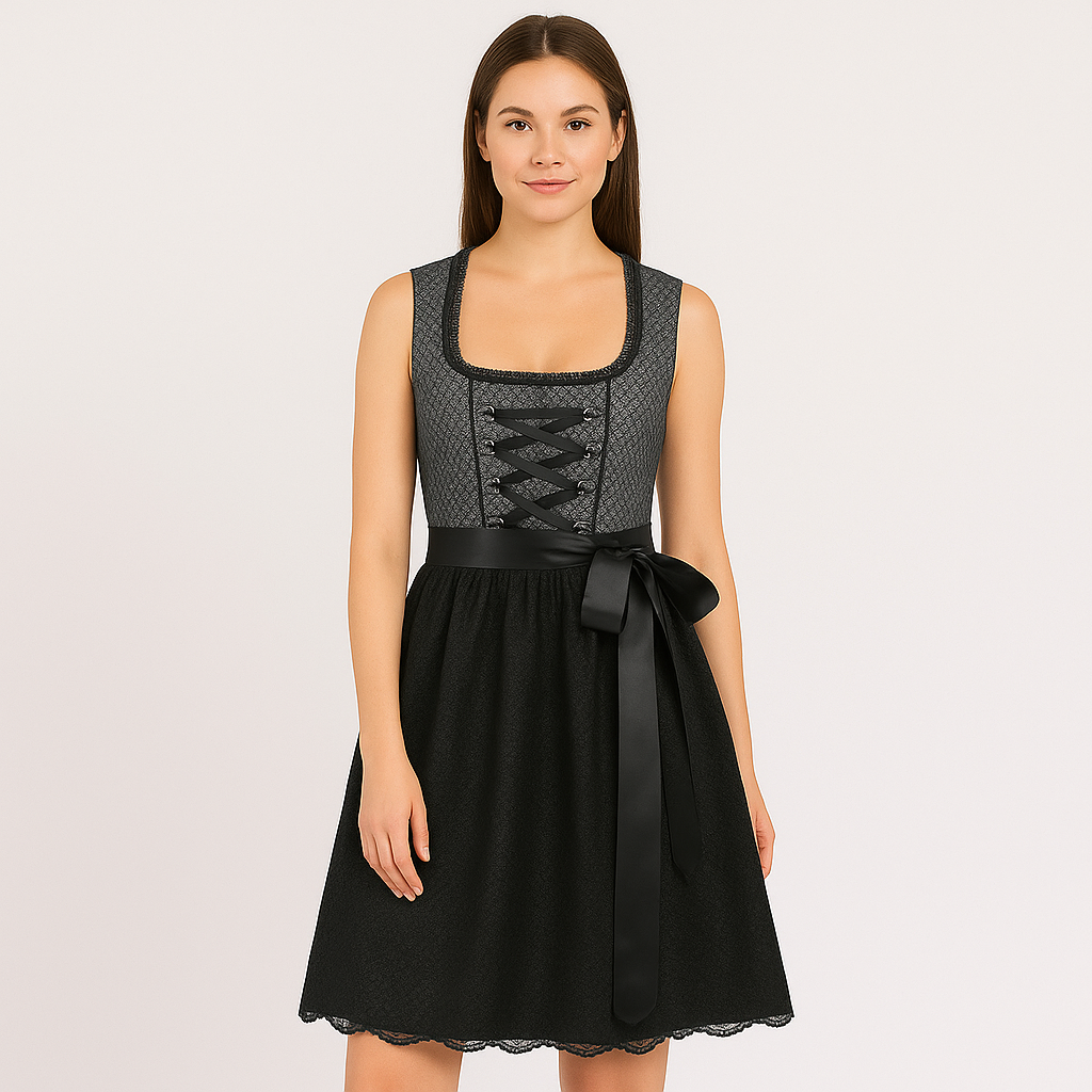 Damen Dirndl mit Schnürung