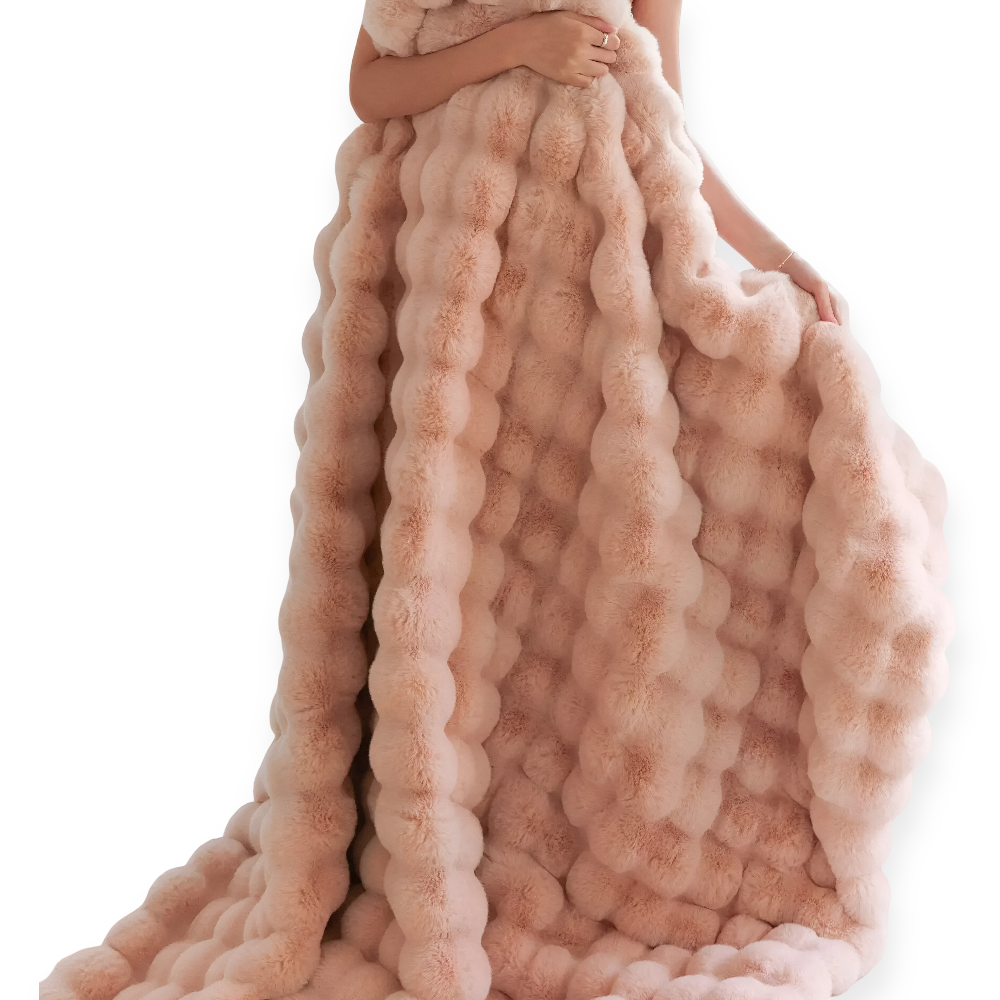 Karierte Kuscheldecke - super weich und kuschelig, der ultimative Entspannungsbegleiter.