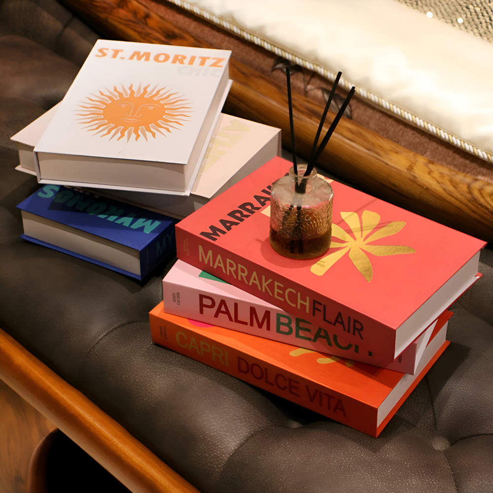 ChicFaux - Deko Bücher Box für Couchtisch & Regal mit
