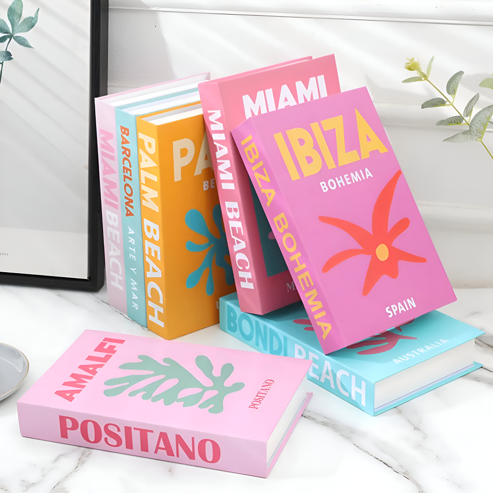 ChicFaux - Deko Bücher Box für Couchtisch & Regal mit