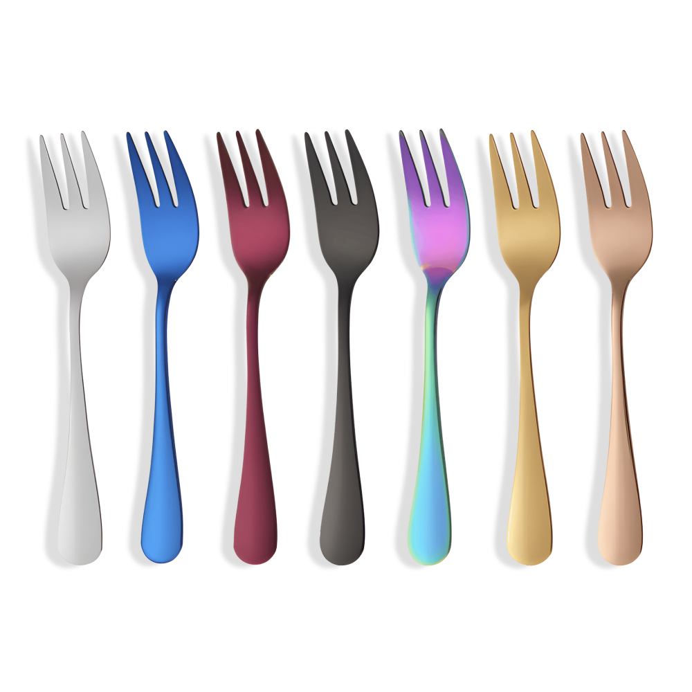 ChromaForks - Dessertgabeln Edelstahl Set 4/6-teilig