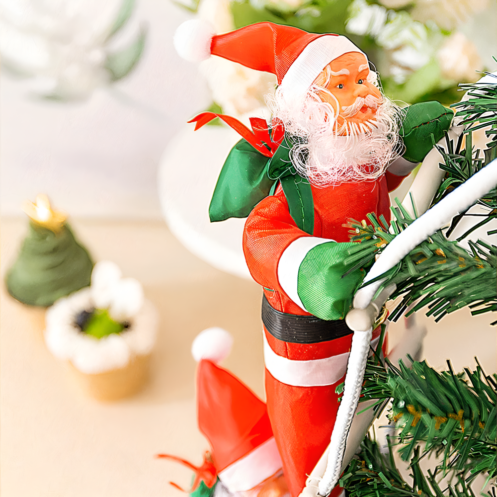 ClamberSanta - Weihnachtsmann Kletterleiter Hängedeko aus