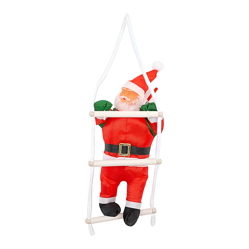 ClamberSanta - Weihnachtsmann Kletterleiter Hängedeko aus