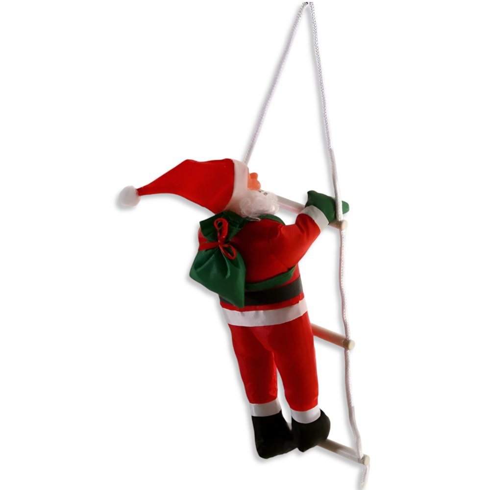 ClamberSanta - Weihnachtsmann Kletterleiter Hängedeko aus
