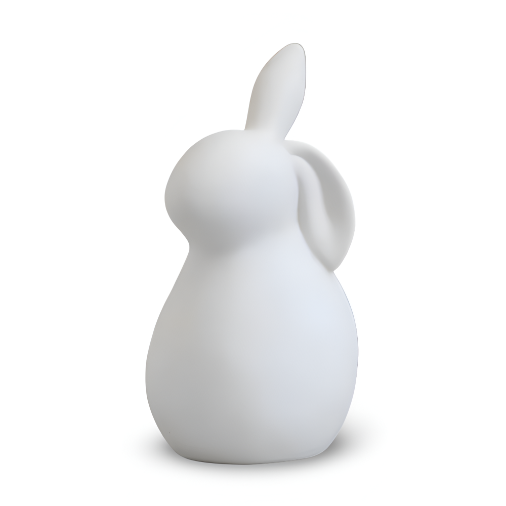 Osterhasen - Figuren weiß minimalistisch