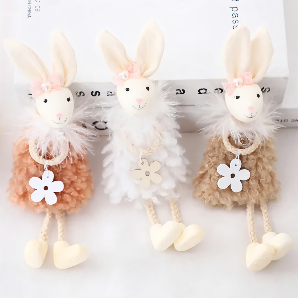 ConyDolly - Hängende Osterdeko Hasenpuppe aus Vliesstoff