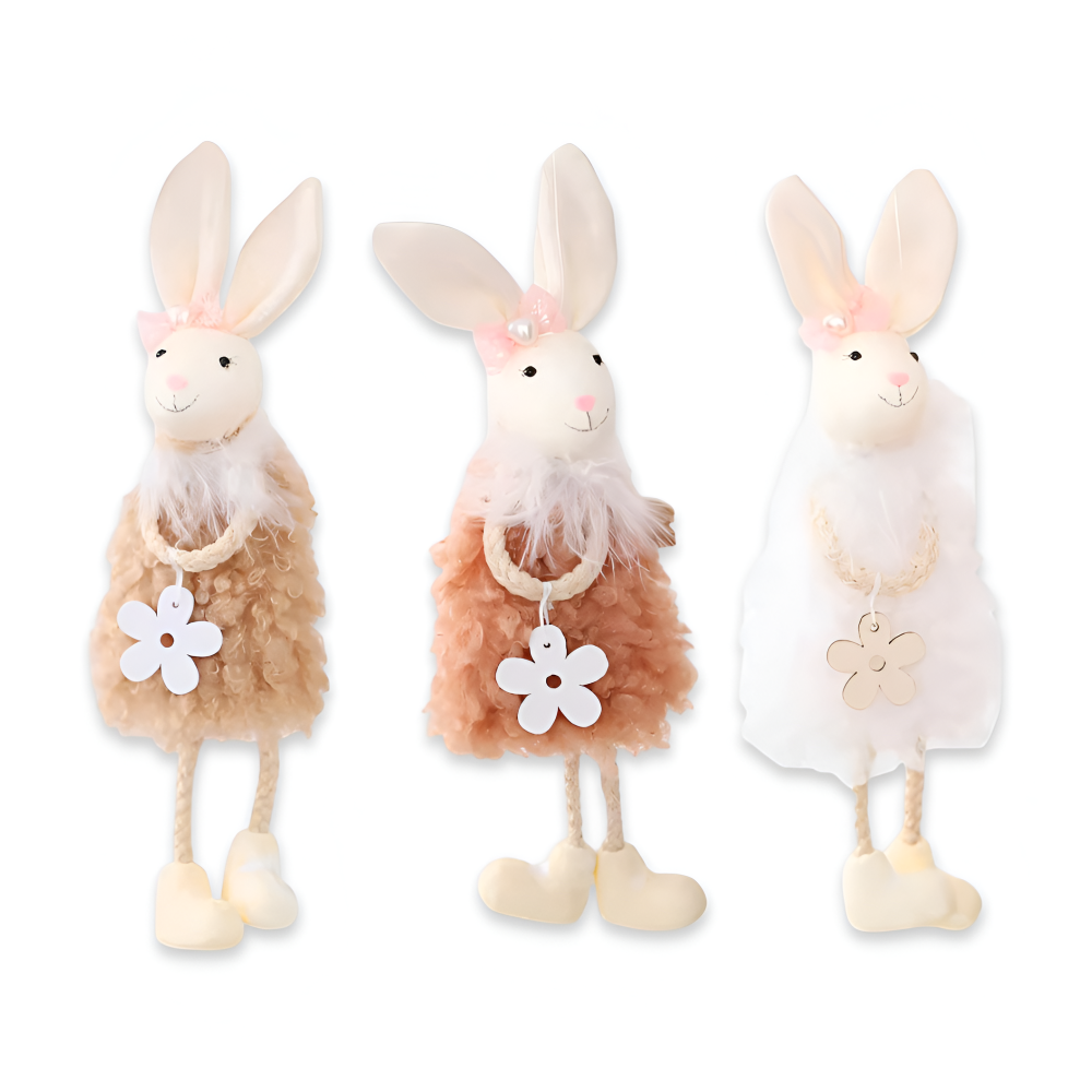 ConyDolly - Hängende Osterdeko Hasenpuppe aus Vliesstoff