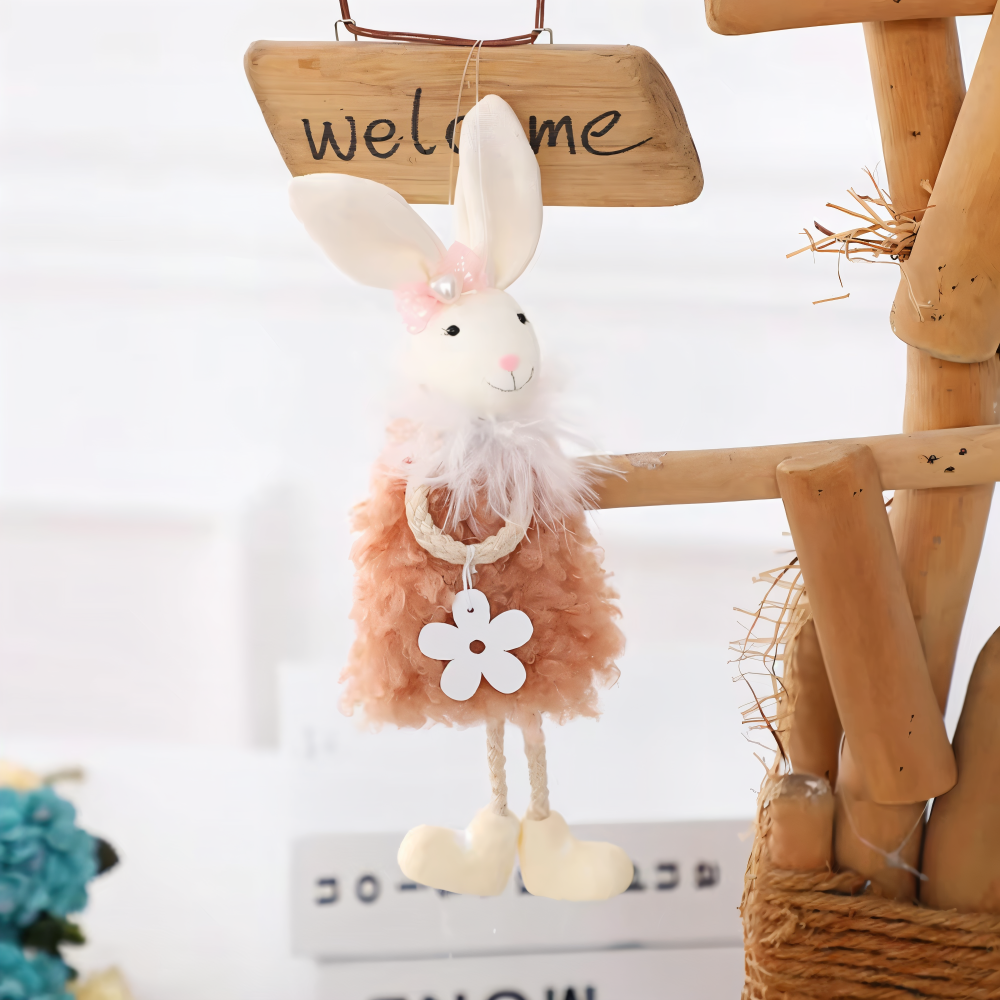 ConyDolly - Hängende Osterdeko Hasenpuppe aus Vliesstoff