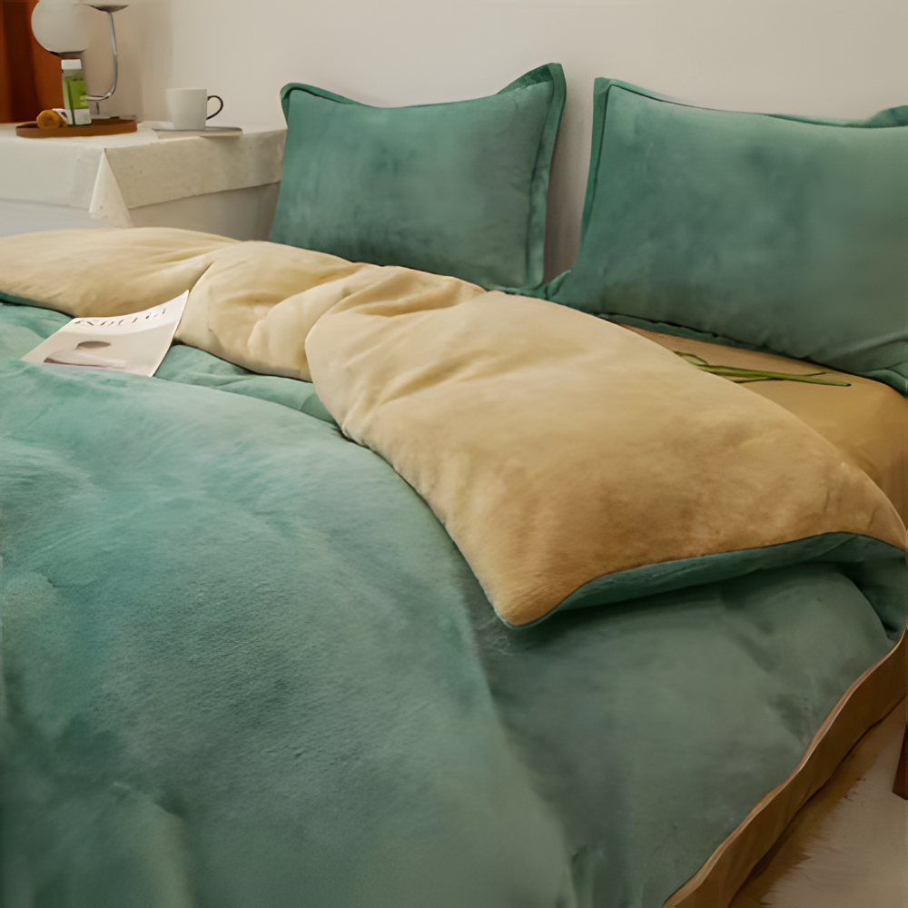 Flanell - Bettbezug warm & weich