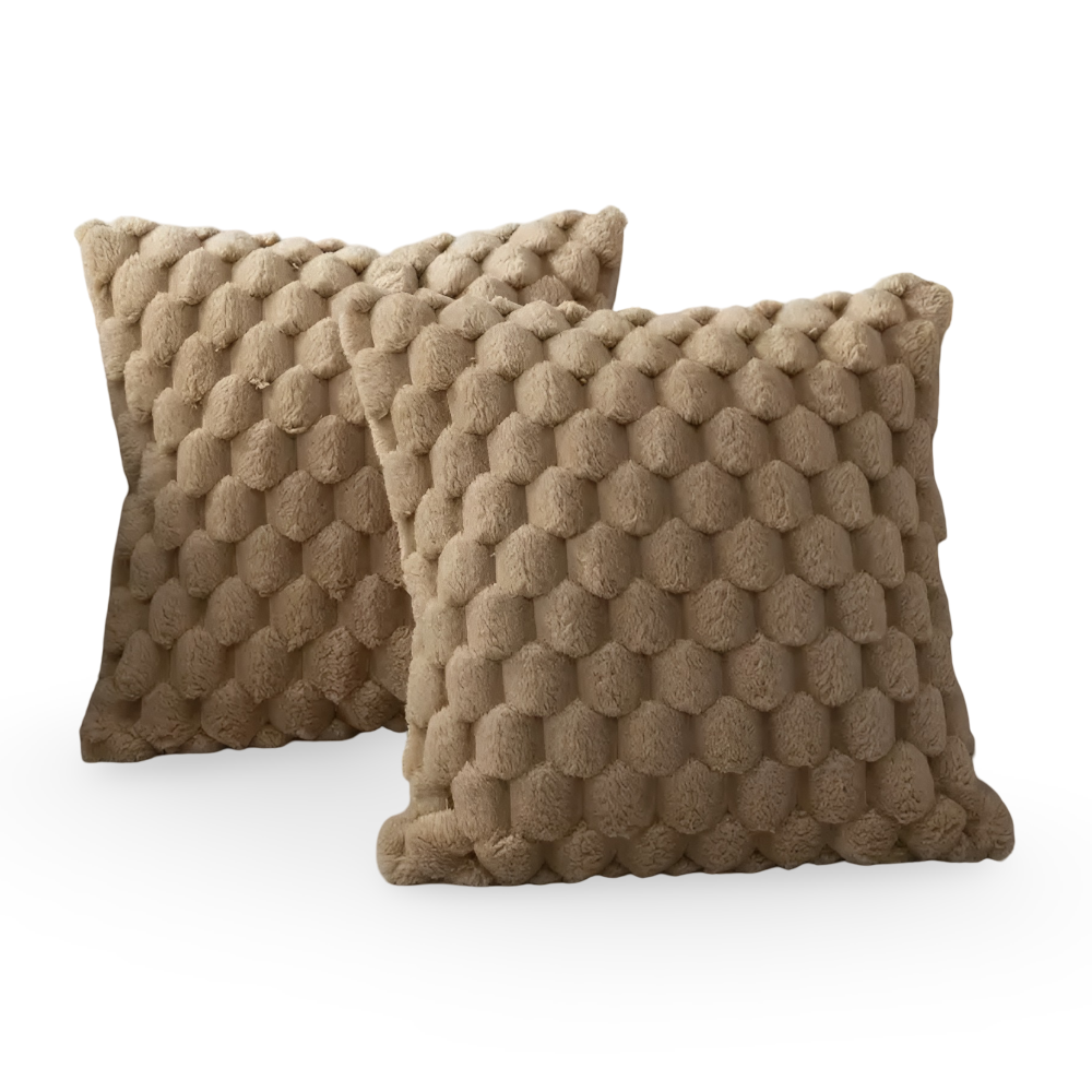 CozyWeave - Flauschiger Kissenbezug 50x50 cm extra weich