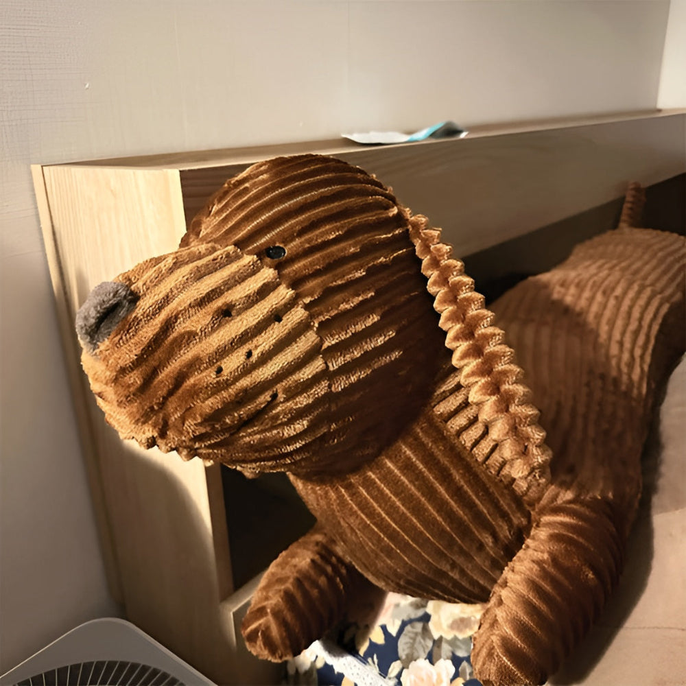 CuddlyPlush - Adorable Kordel Dackel Plüsch-Kissen