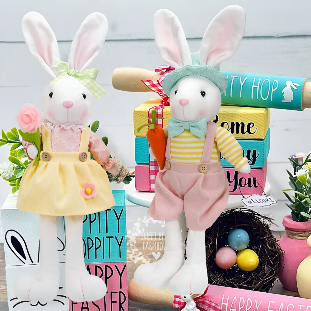 CushBunnie - Osterhase Plüschtier Deko ultraweich