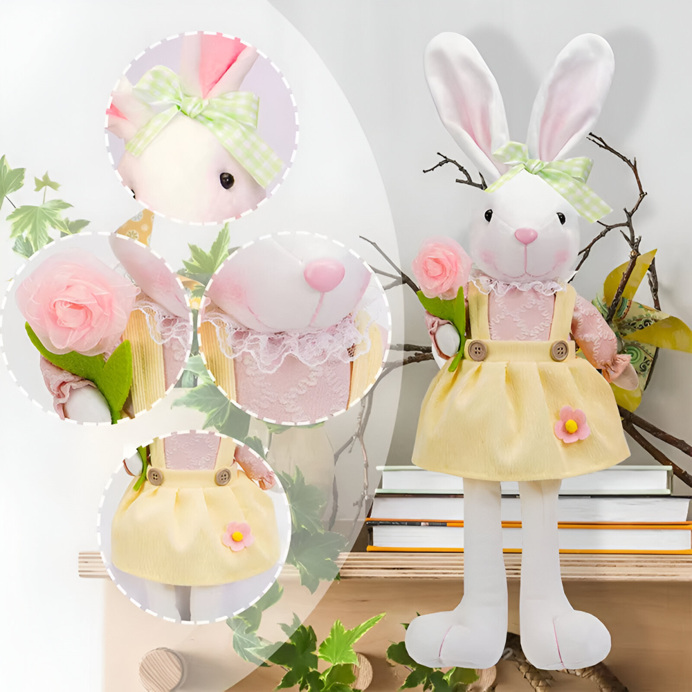 CushBunnie - Osterhase Plüschtier Deko ultraweich