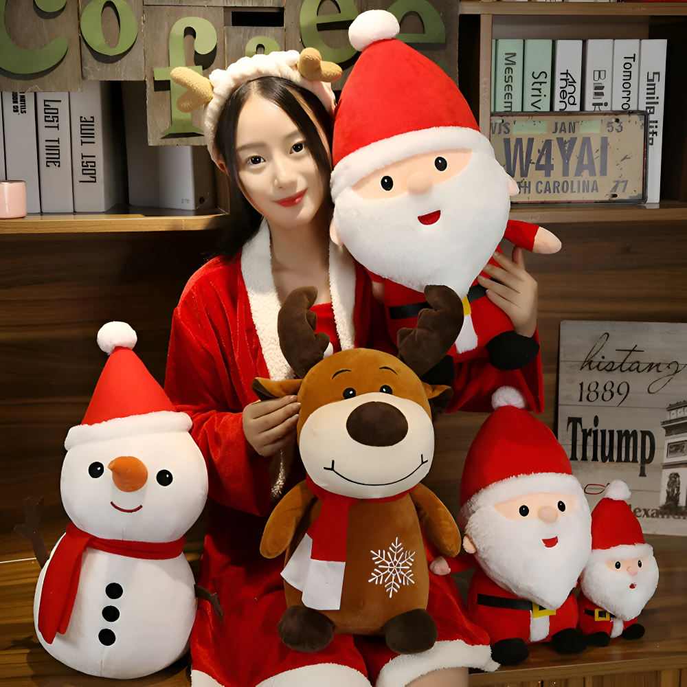 CushyChum - Weihnachts Plüschtier Set ultraweich: