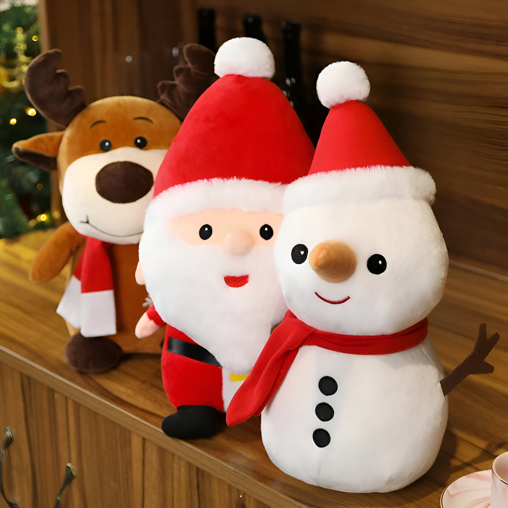 CushyChum - Weihnachts Plüschtier Set ultraweich:
