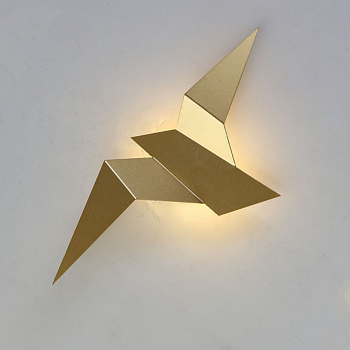 Vogel - Wandleuchte Metall Design