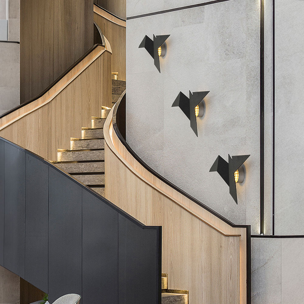 Vogel - Wandleuchte Metall Design
