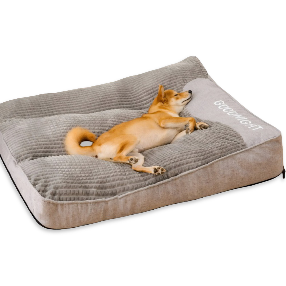 Anti-Stress Hundebett Beruhigend – Weiches Polster & Rand – XL bis 3XL