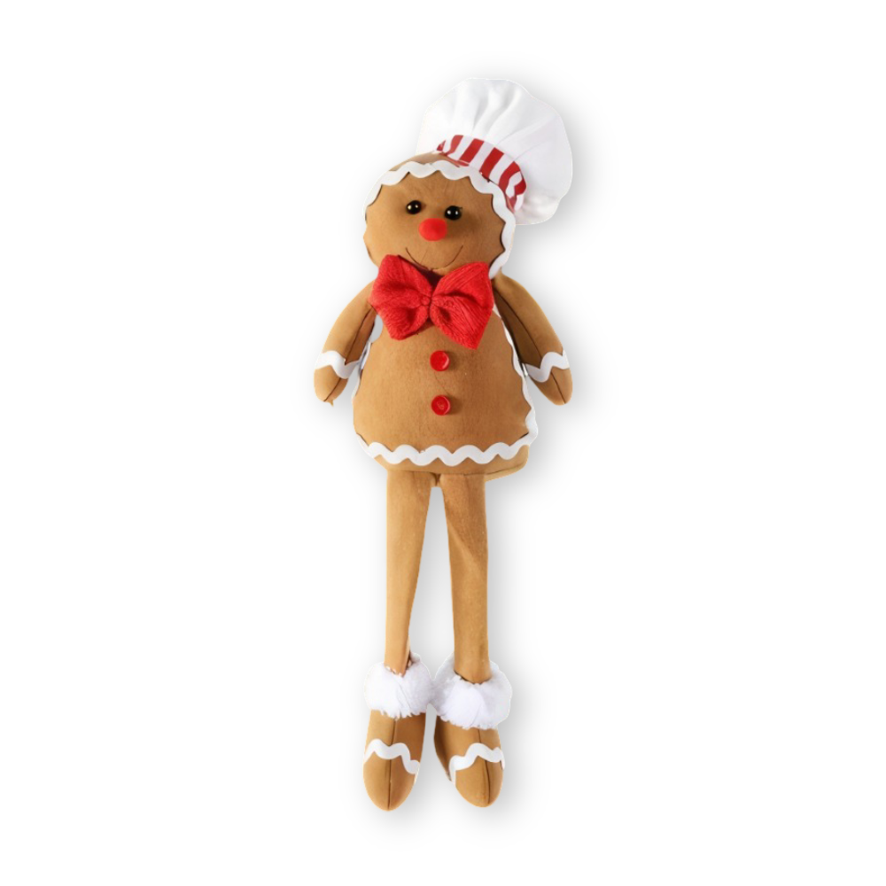 DolliLush - Lebkuchenmann Plüschpuppe Weihnachtsdeko aus