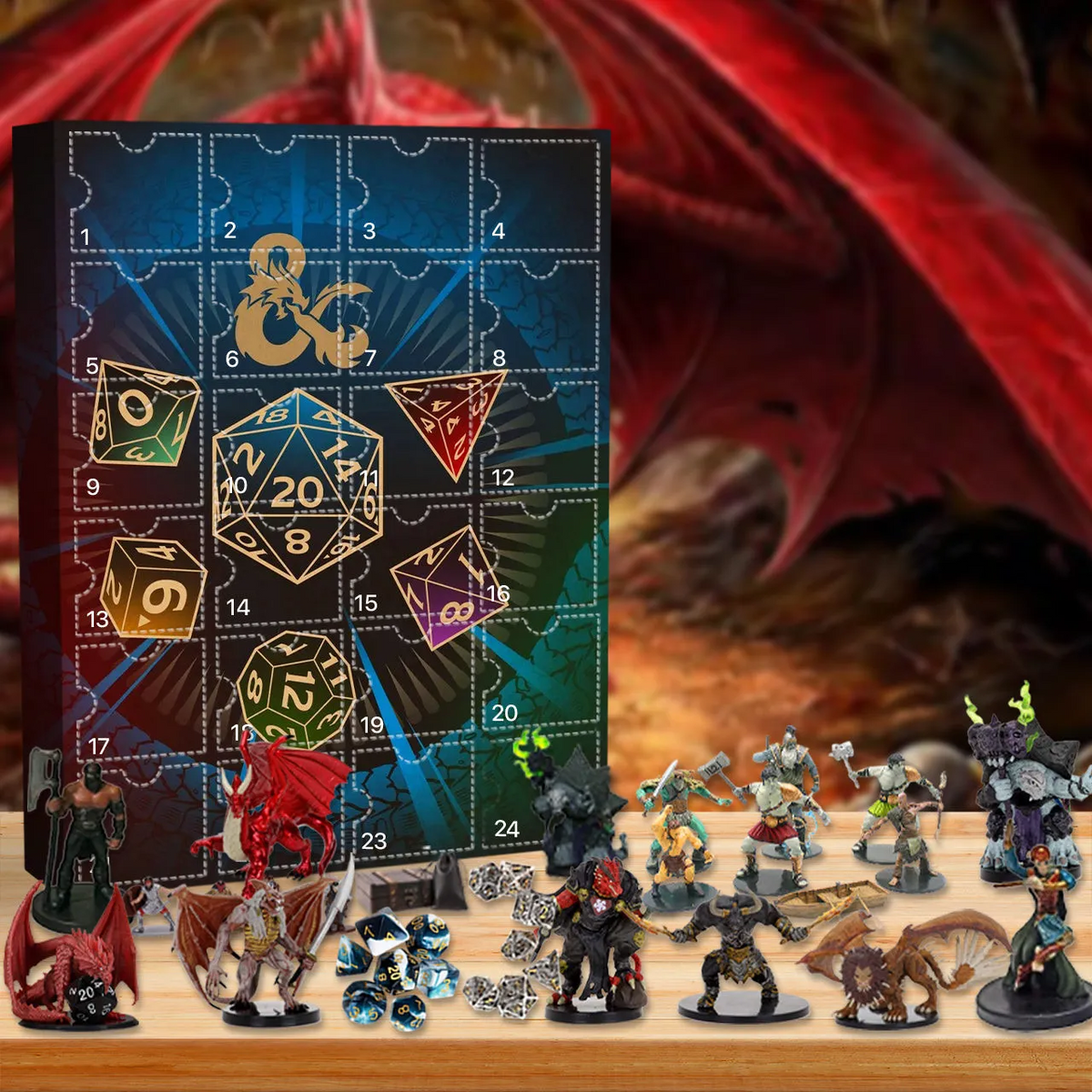 MythicVault - Adventskalender mit 24 Fantasy-Sammlerobjekten