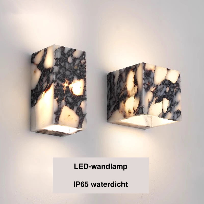 Marmor - Außenwandleuchte, Marmor, IP65