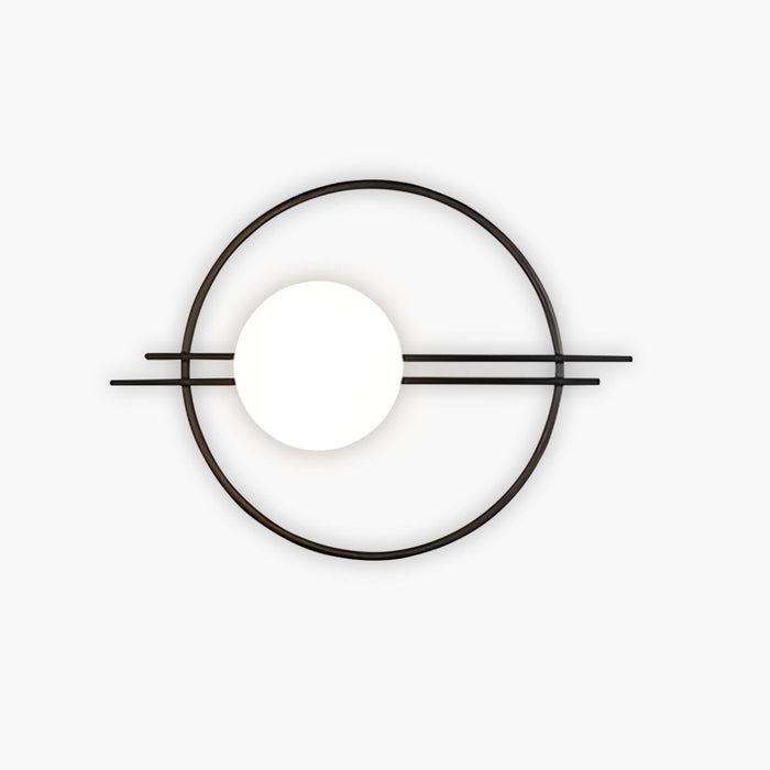 Eclipse - LED-Wandlampe 7W aus Eisen & Glas
