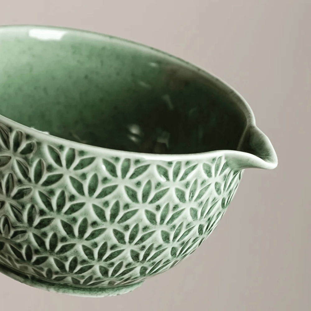 Matcha - Tee Set 5/6-teilig aus Keramik & Bambus