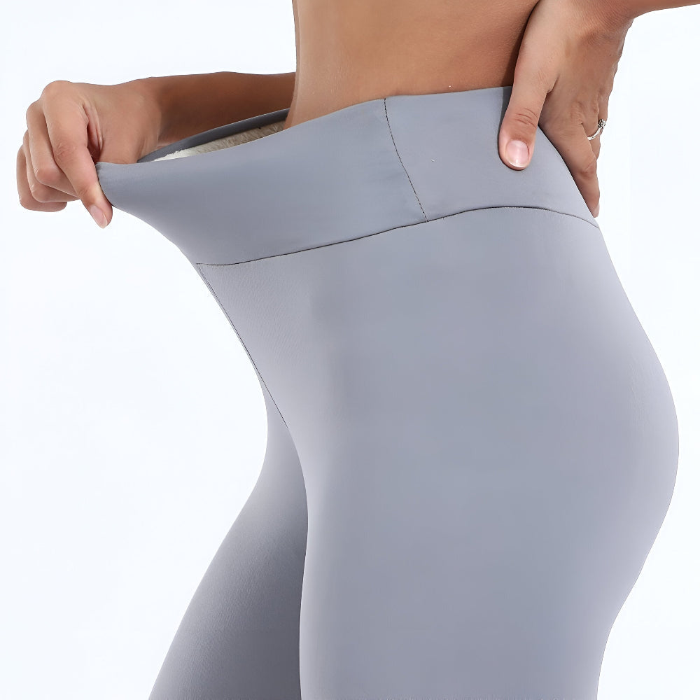 Damen - Fleece Leggings High Waist