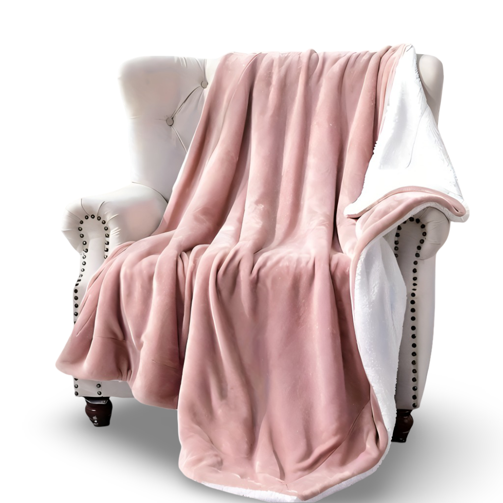 Fleecy Plaid - Dicke & Flauschige Flanell Sherpa Fleece Blanket