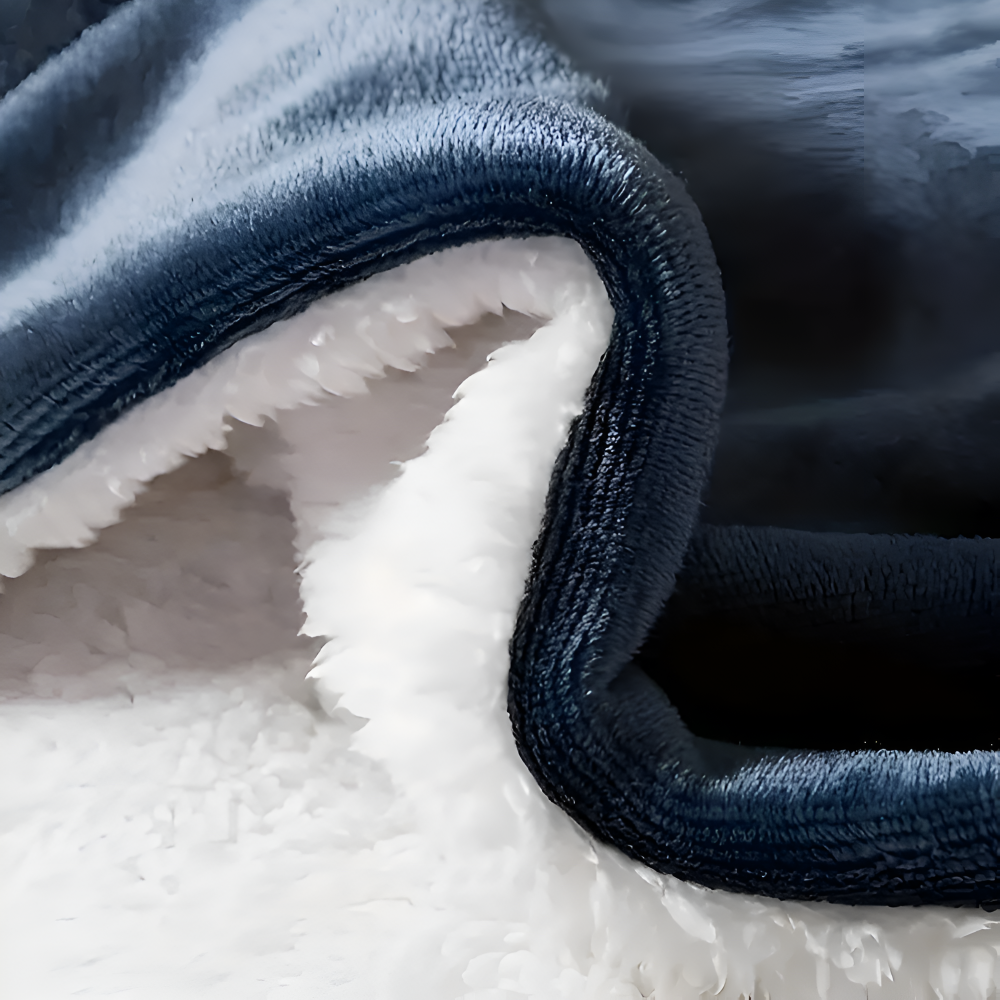 Fleecy Plaid - Dicke & Flauschige Flanell Sherpa Fleece Blanket
