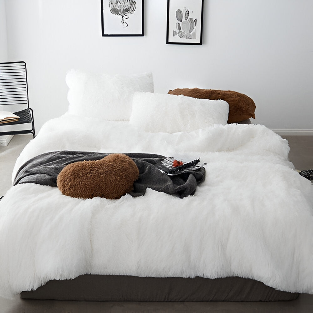 FlufFur - Bettwäsche - Ultra flauschiges Fleece Bettwäsche